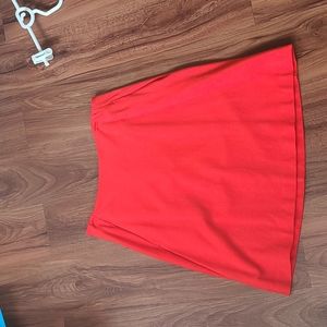 Cabi Red A line Skirt Size 6